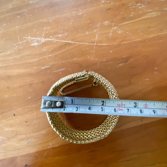 Vintage Mesh Gold Filled Bracelet